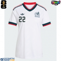 Ženski Nogometni dresi Mehika Hirving Lozano #22 Gostujoči SP 2026 Kratek Rokav